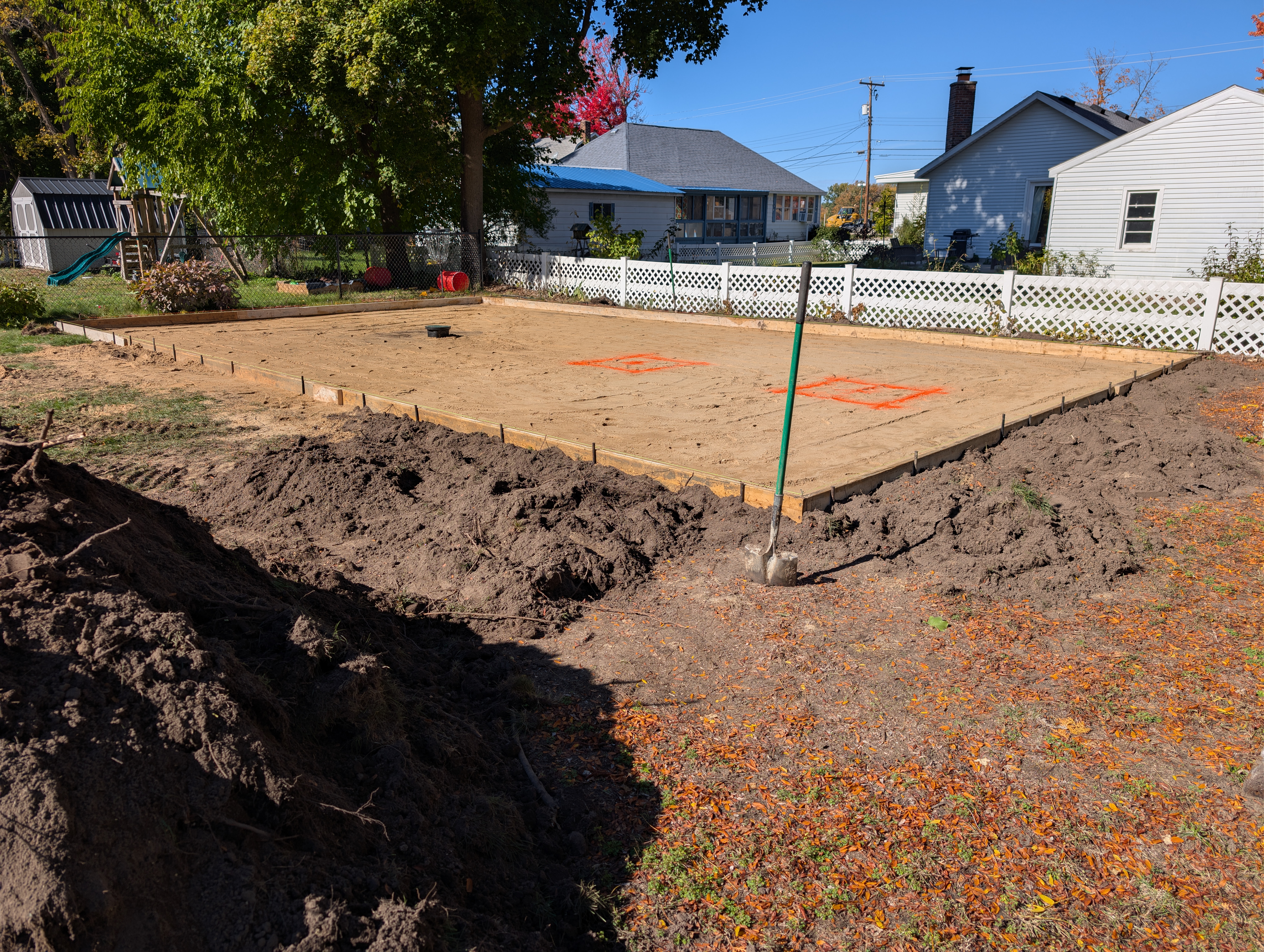 Foundation Forms and Trench