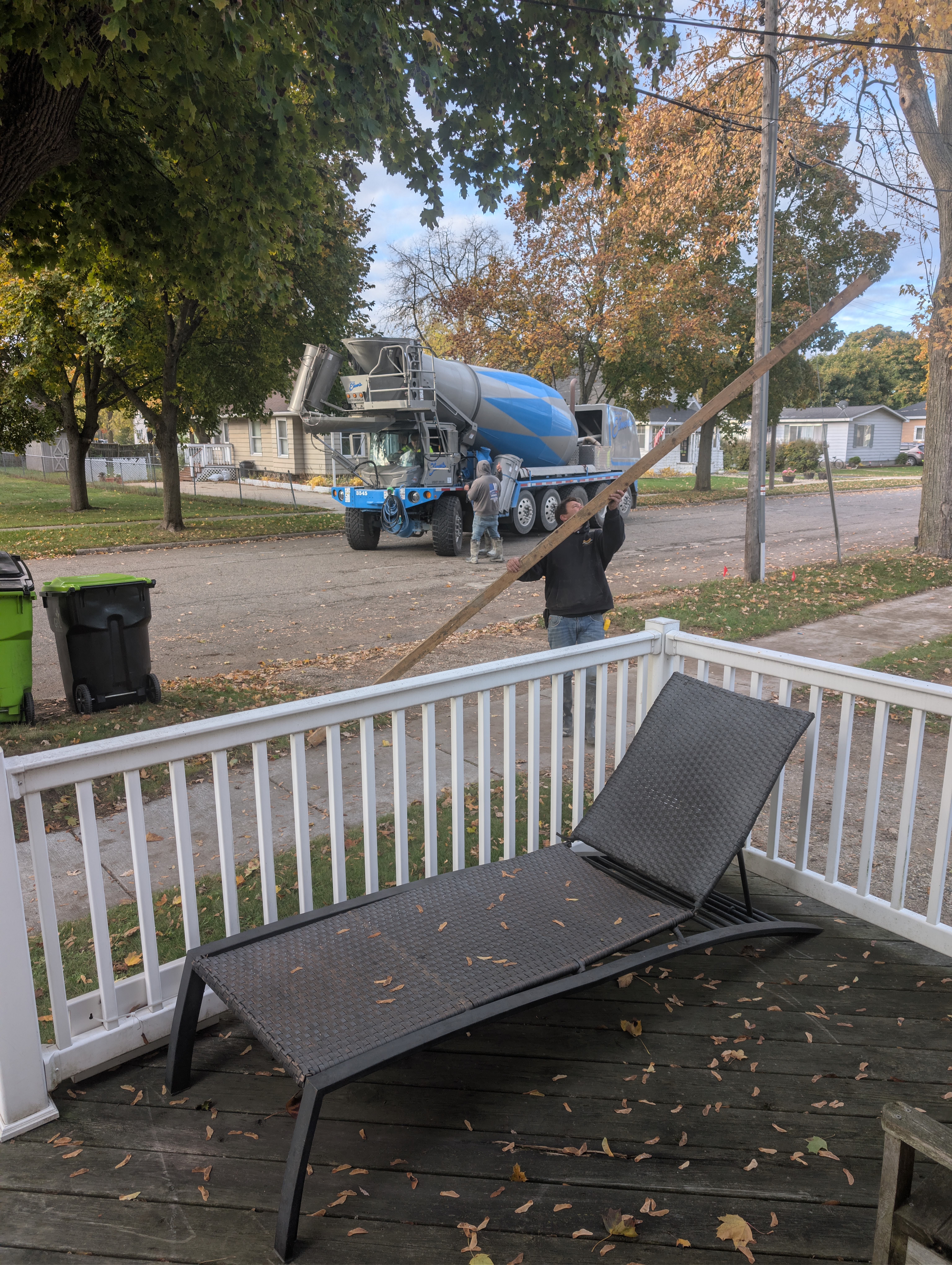 Cement Truck Arrival