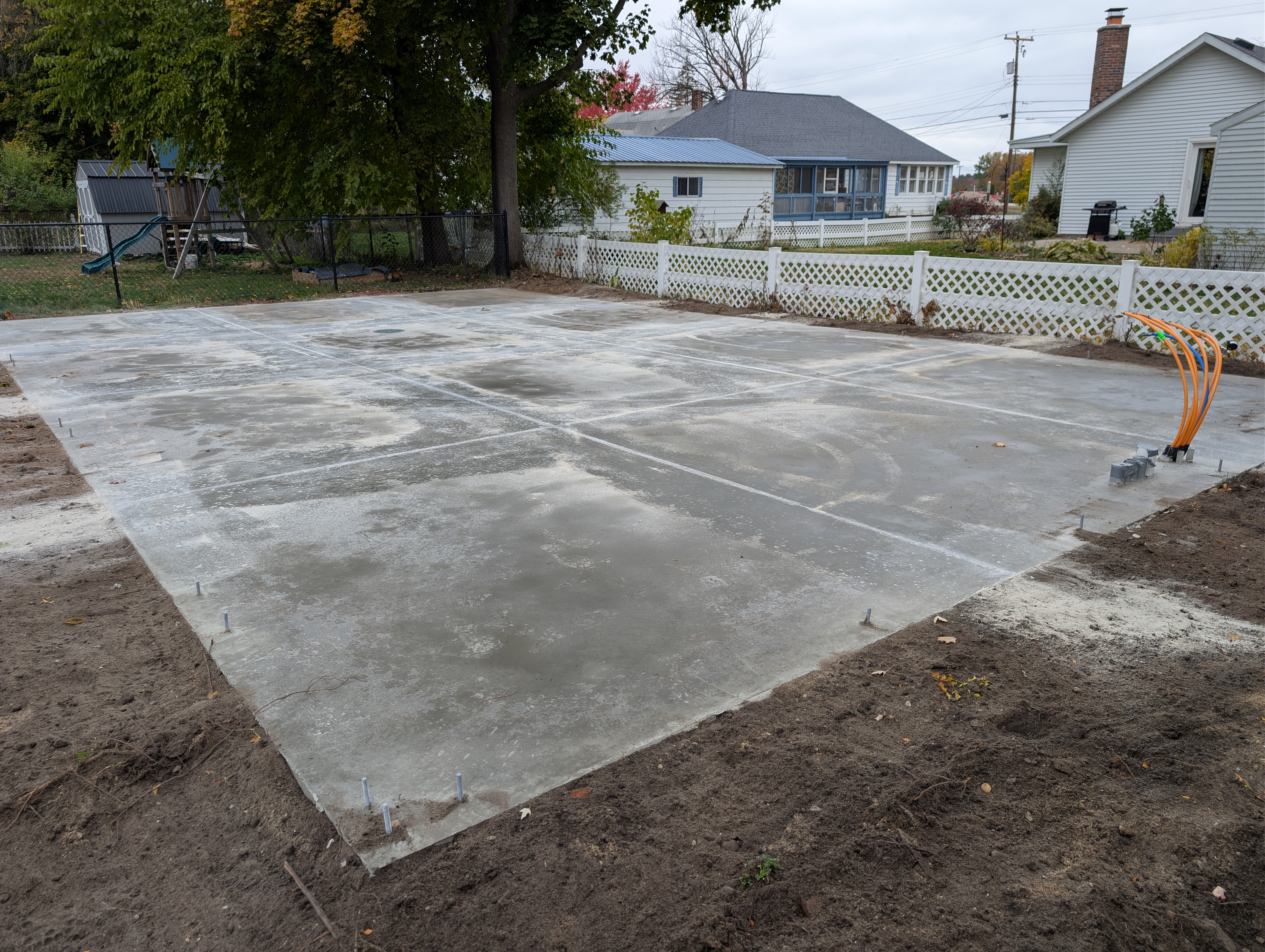 Finished Slab from Northwest