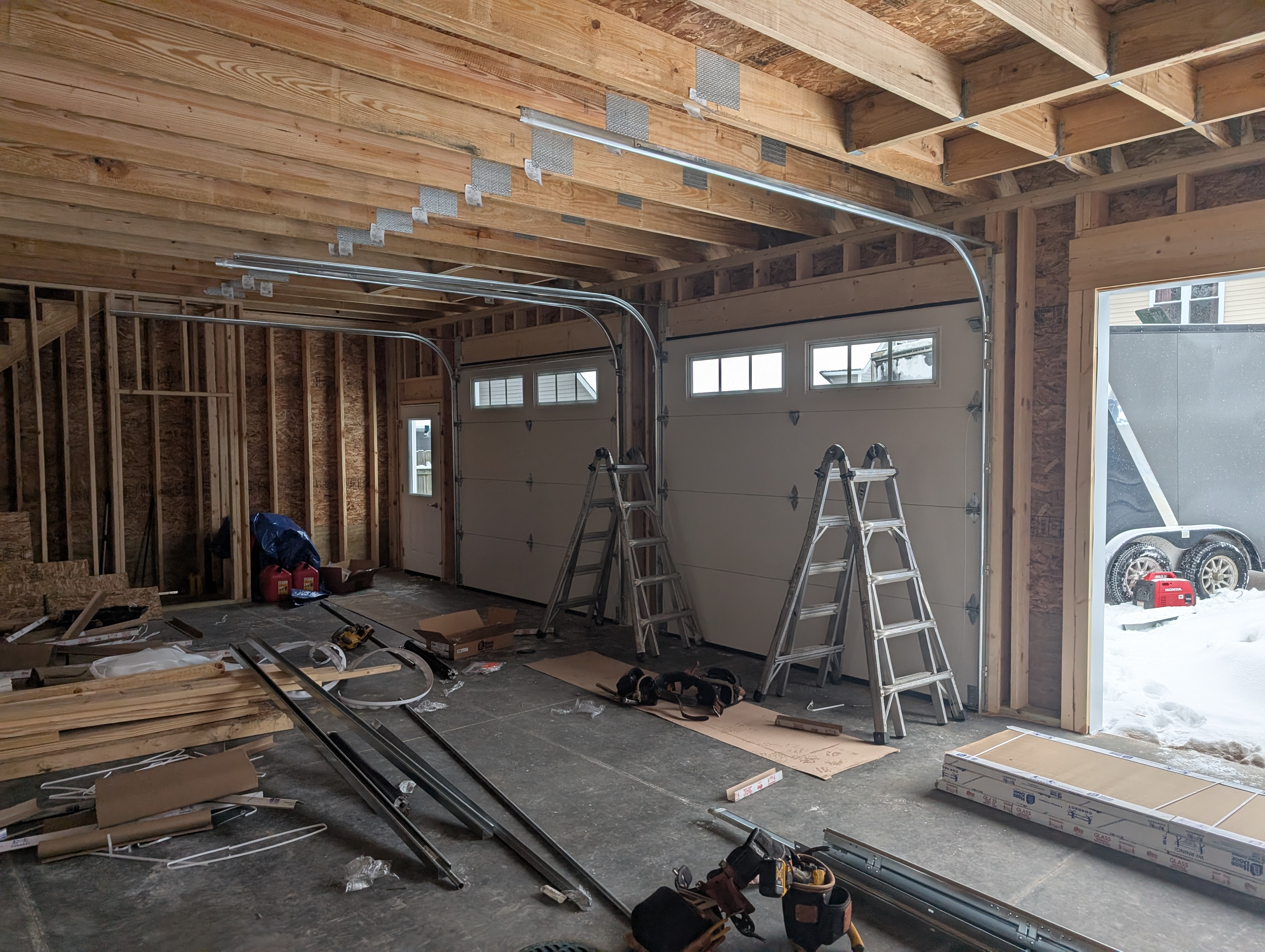Garage Door Installation Interior