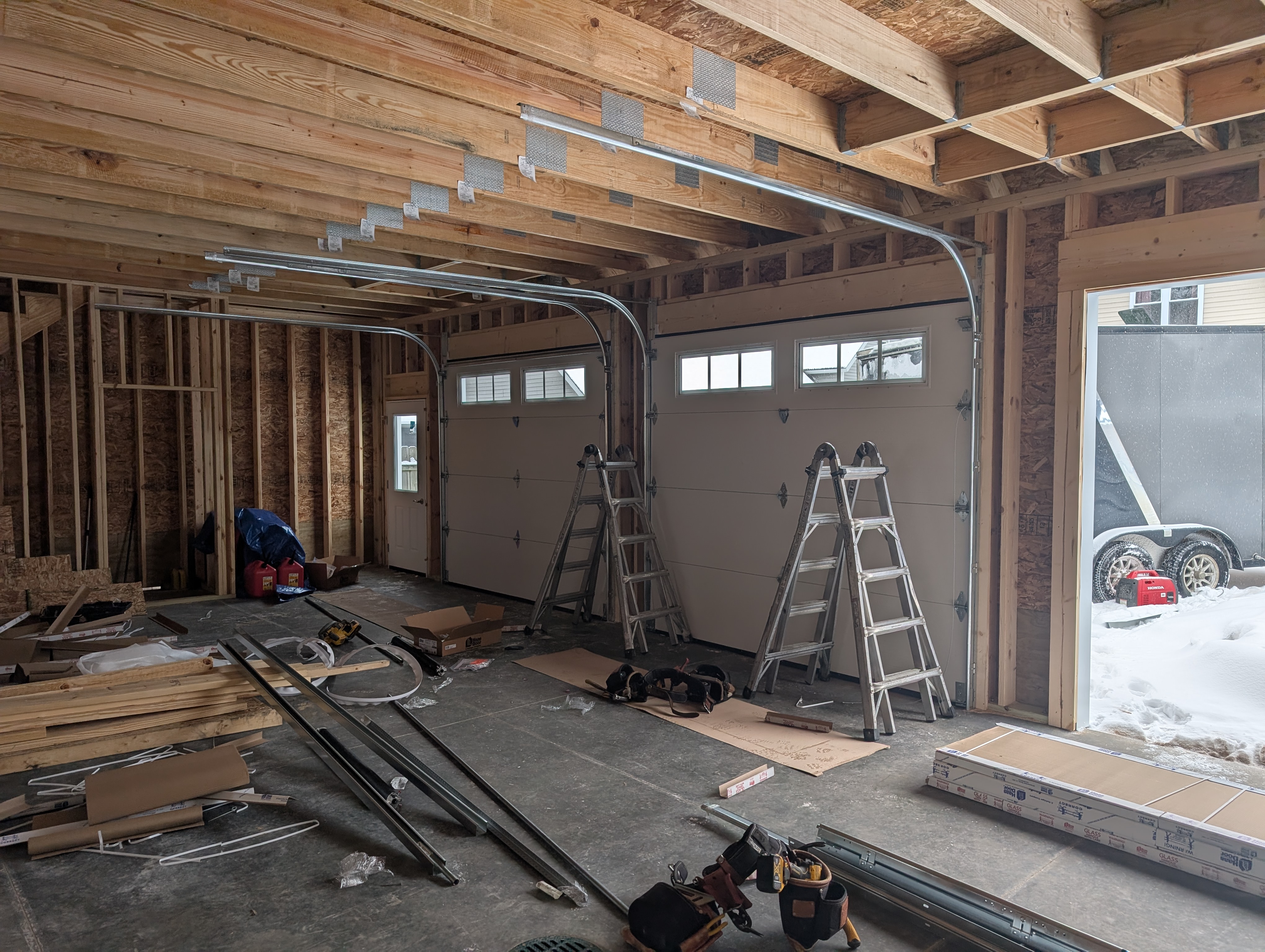 Garage Door Installation Interior Alternate