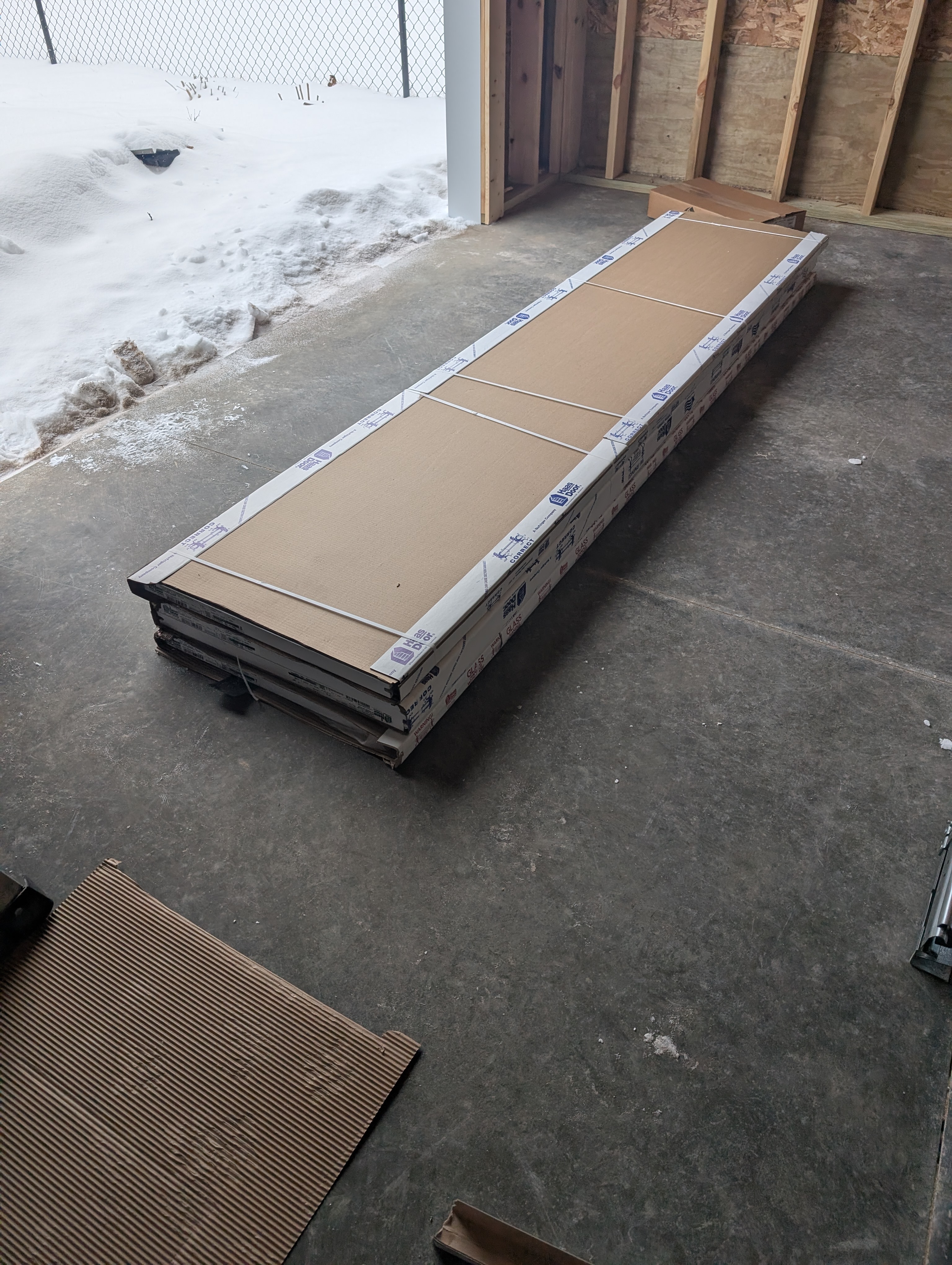 Garage Door Panels Staged